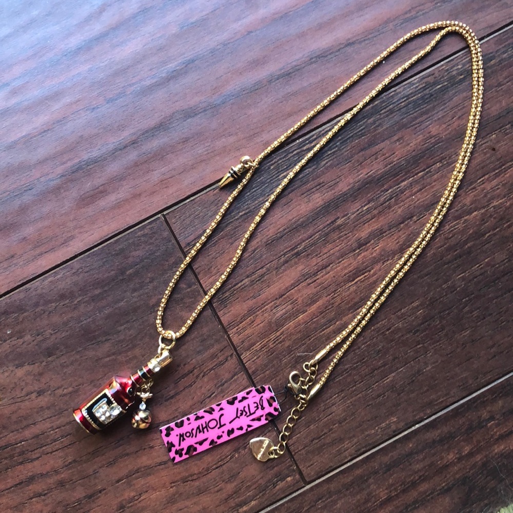 BETSEY JOHNSON NECKLACE,  30” CHAIN